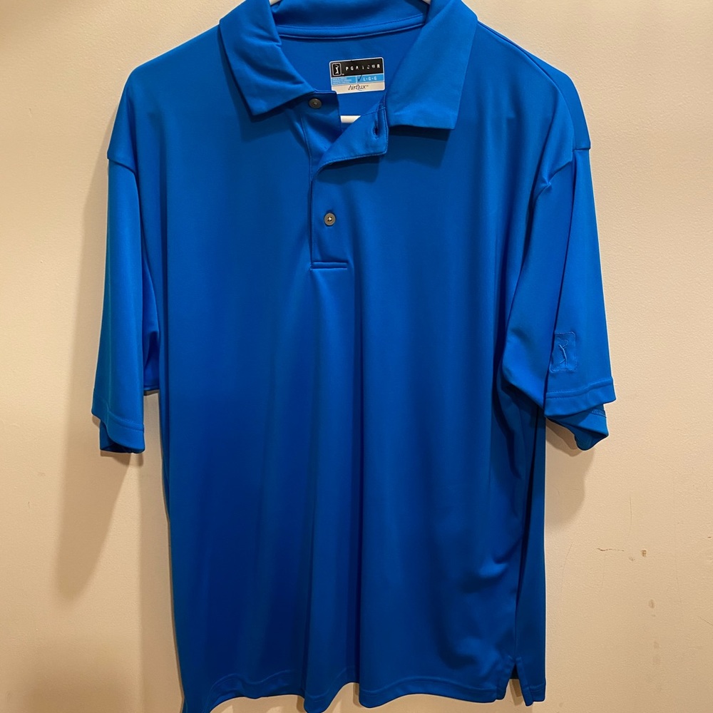Blue Golf Shirt size Large
